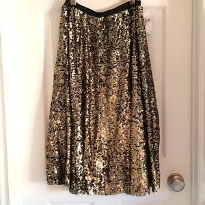 NWT Anthropologie Maeve sequined midi dress